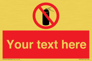 Custom prohibition no aerosol